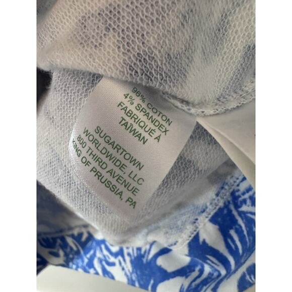 Lilly Pulitzer Lobstah Roll Skipper Popover Blue Lobster Quarter Zip Sz S EUC - Picture 12 of 15